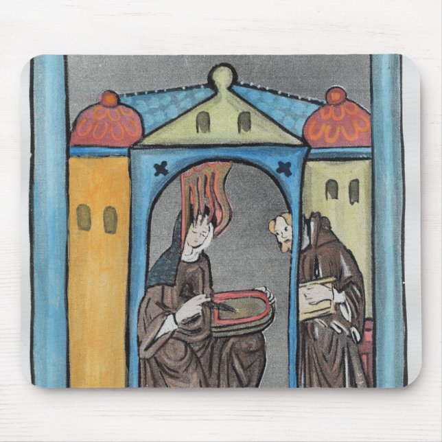 Hildegard of Bingen Mouse Pad (Front)