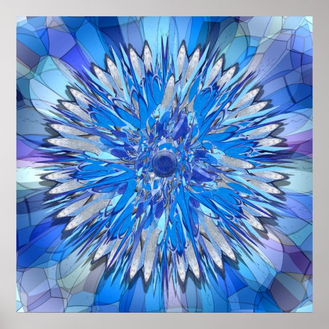 Hildegarde -- Floral Disc Poster (Front)