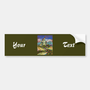 Hill Castle Fantasy Bumper Sticker