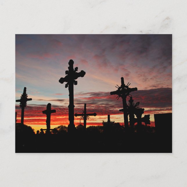 Hill of Crosses, Lithuania Postcard (Front)