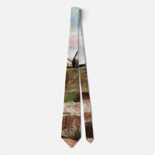 Hill of Montmartre with Quarry by Vincent van Gogh Tie
