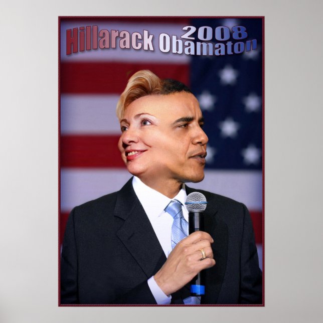 Hillarack Obamaton Poster (Front)