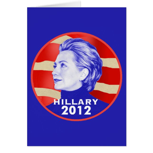 Hillary 2012 Card (Front)