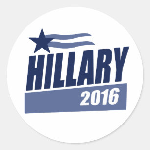 HILLARY 2016 CAMPAIGN BANNER.png Classic Round Sticker