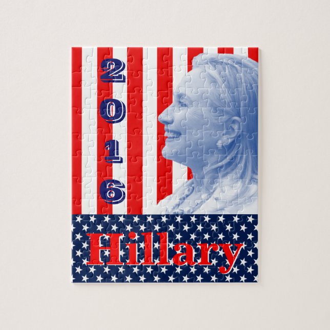 Hillary 2016 jigsaw puzzle (Vertical)