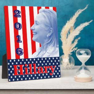 Hillary 2016 plaque