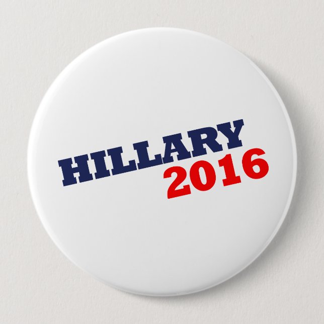 HILLARY 2016 -.png 10 Cm Round Badge (Front)