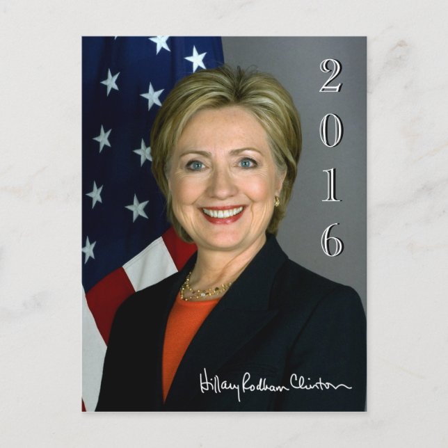 Hillary 2016 postcard (Front)