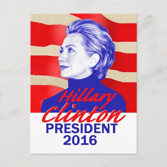 Hillary 2016 Postcard (Front)