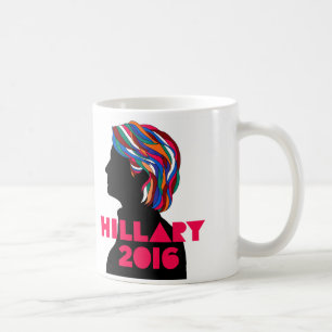Hillary 2016: Retro Design Coffee Mug
