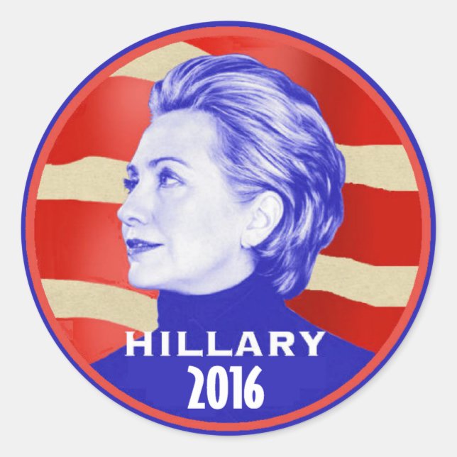 Hillary 2016 Sticker (Front)