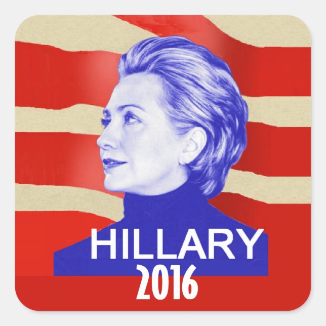 Hillary 2016 Sticker (Front)