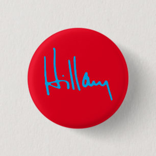"Hillary” 3 Cm Round Badge