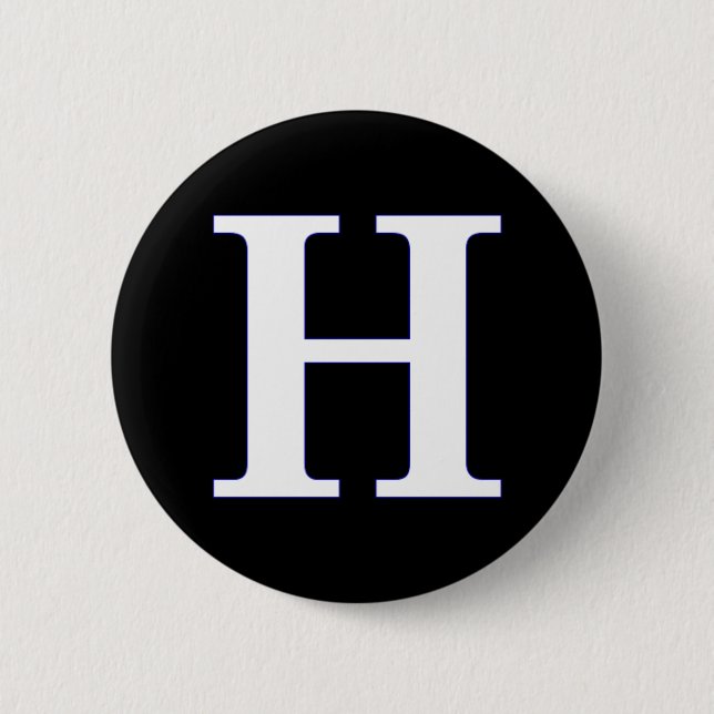 Hillary 6 Cm Round Badge (Front)