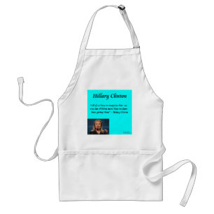 Hillary Children "For The Children" Quote Standard Apron