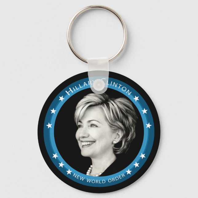 hillary clinton 08. picturesque. key ring (Front)