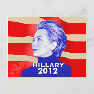 Hillary Clinton 2012 Postcard