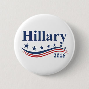 Hillary Clinton 2016 6 Cm Round Badge