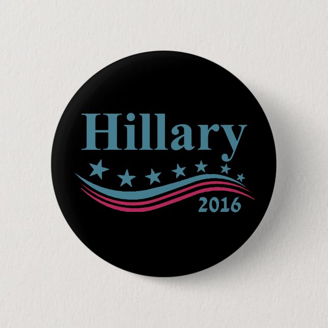 Hillary Clinton 2016 6 Cm Round Badge (Front)