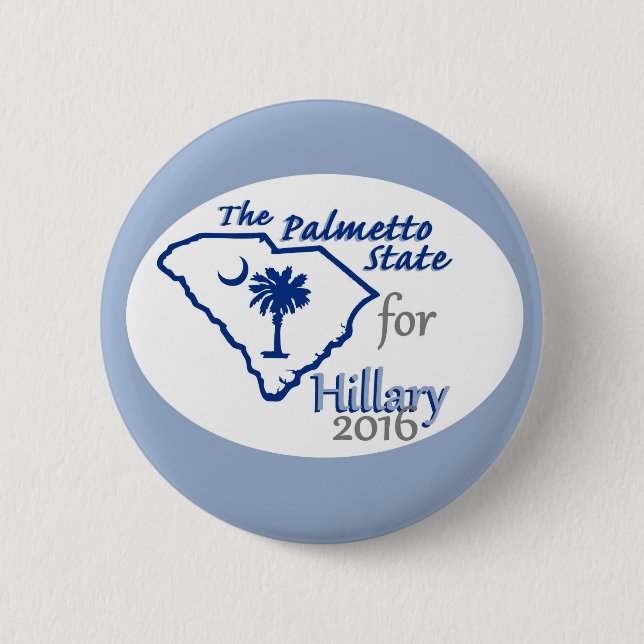 Hillary CLINTON 2016 6 Cm Round Badge (Front)