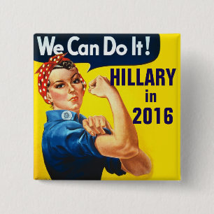 Hillary Clinton 2016 button