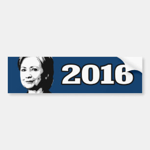 HILLARY CLINTON 2016 Candidate Bumper Sticker