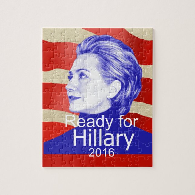 Hillary Clinton 2016 Jigsaw Puzzle (Vertical)