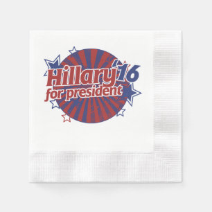 Hillary Clinton 2016 Napkin
