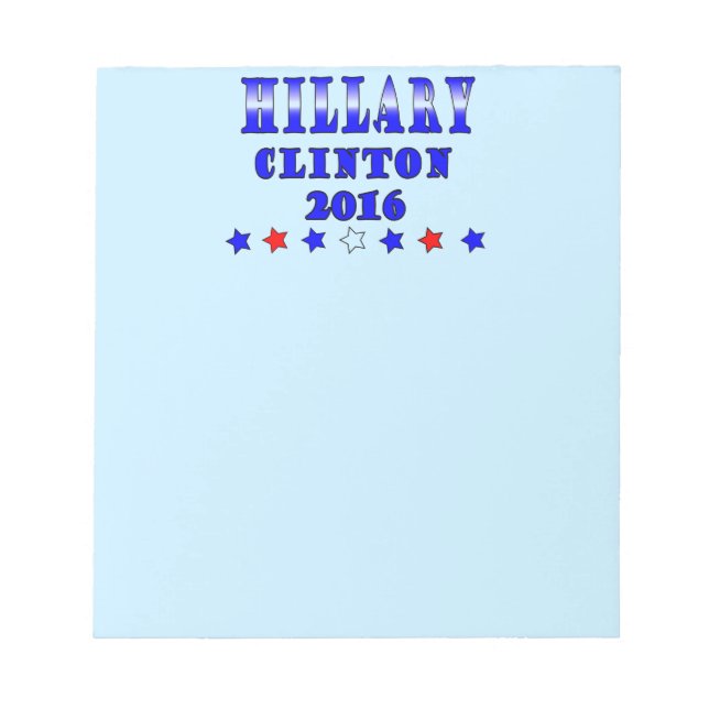 Hillary Clinton 2016 Notepad (Front)