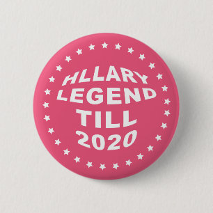 Hillary Clinton 2016 Pink 2.25-inch Pinback Button