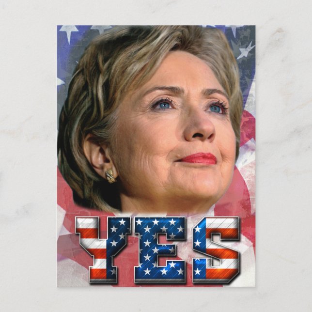 Hillary Clinton 2016 Postcard (Front)