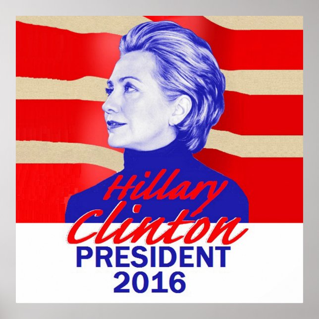 Hillary Clinton 2016 Poster (Front)