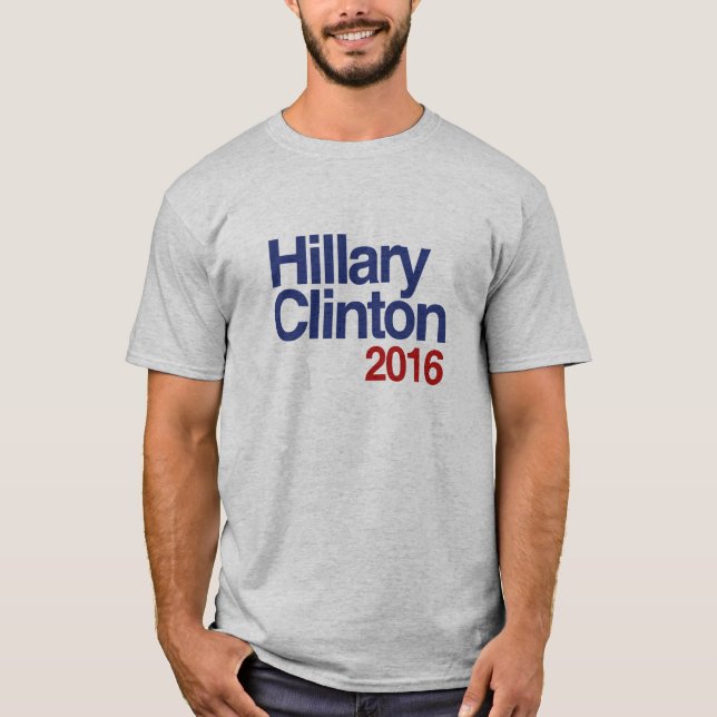 HILLARY CLINTON 2016 SIMPLE.png T-Shirt (Front)