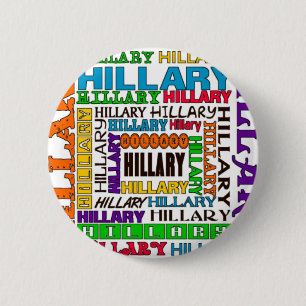 Hillary Clinton 6 Cm Round Badge
