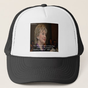 Hillary Clinton Americans Are Tired Quote Trucker Hat