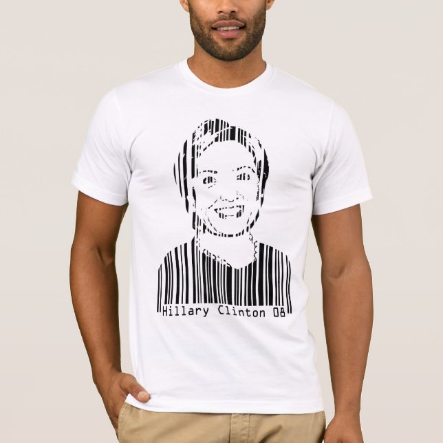 Hillary Clinton Barcode T-Shirt (Front)