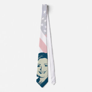 HILLARY CLINTON BLUE HEAD.png Tie