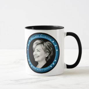 hillary clinton : blue rays : mug