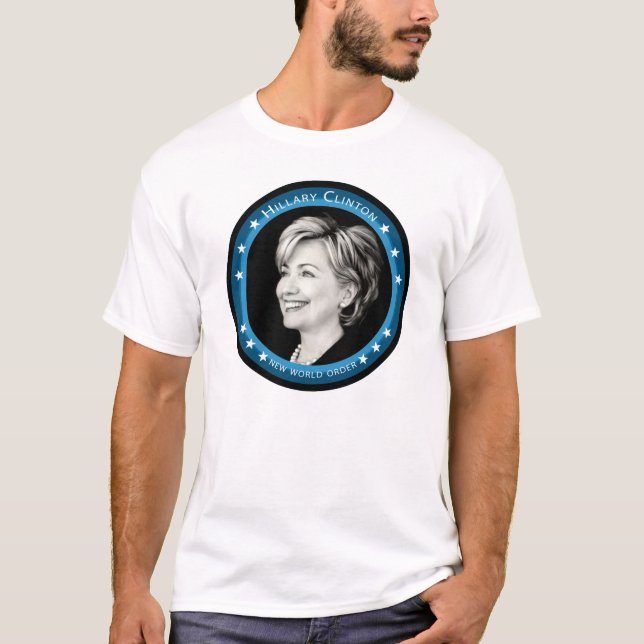 hillary clinton : blue rays : T-Shirt (Front)