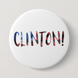 Hillary Clinton bokeh 7.5 Cm Round Badge