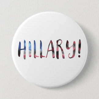 Hillary Clinton bokeh 7.5 Cm Round Badge