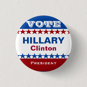 Hillary Clinton Campaign Button