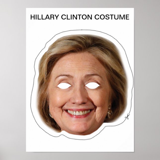 Hillary Clinton Costume Poster (Front)