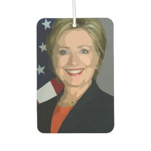 Hillary Clinton election 2016 New Car Portrait Air Car Air Freshener