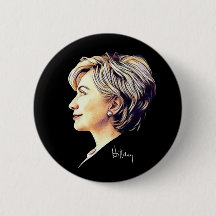 Hillary Clinton "Eyes to the Future" Button