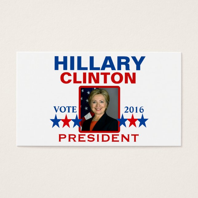 Hillary Clinton for President 2016 (Front)