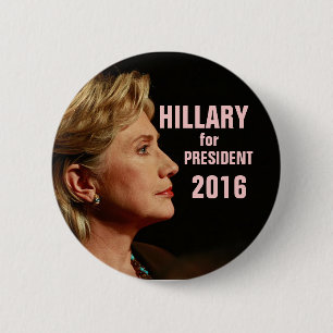 Hillary Clinton for President 2016 6 Cm Round Badge
