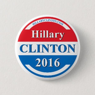 Hillary Clinton for President 2016 6 Cm Round Badge