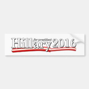 Hillary Clinton for President 2016 Bumper Sticker
