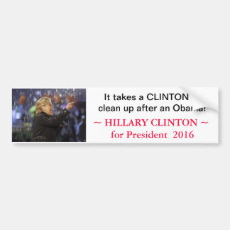 Hillary Clinton for President 2016 - bumpersticker Bumper Sticker